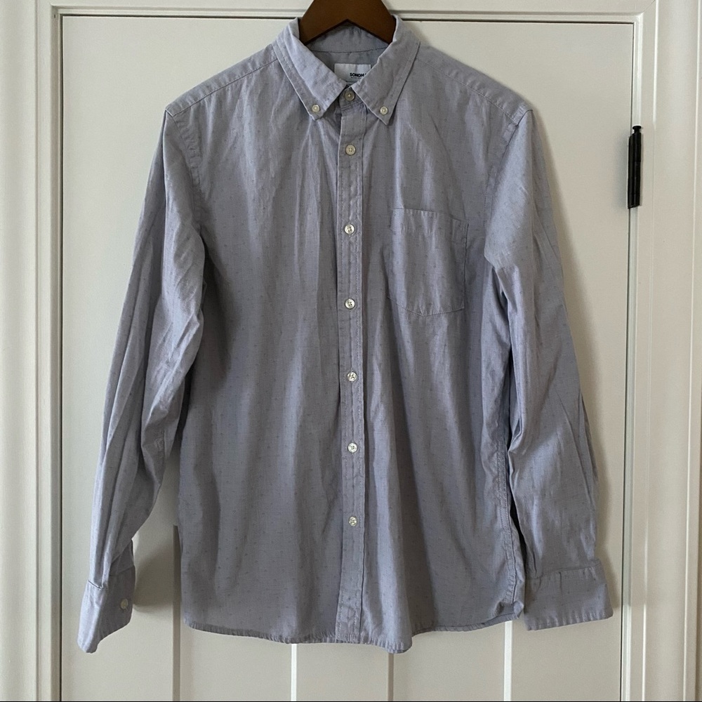 Sonoma Men's Button-Down Shirt – Gray